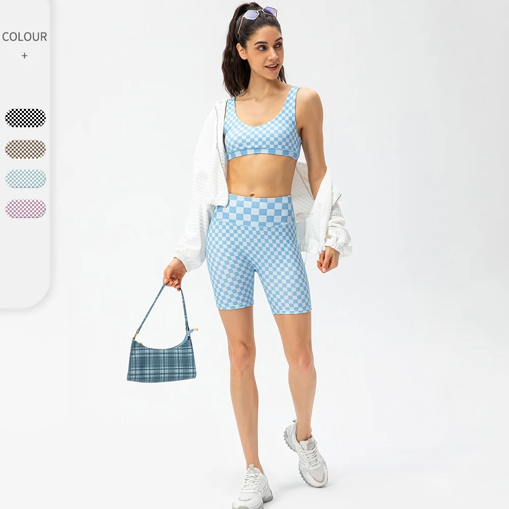 Wholesale Fitness Yoga Wear 2 PCS Seamless Workout Women Gym Sets 10 Customized Logo Printing Support Custom Sample High Quality