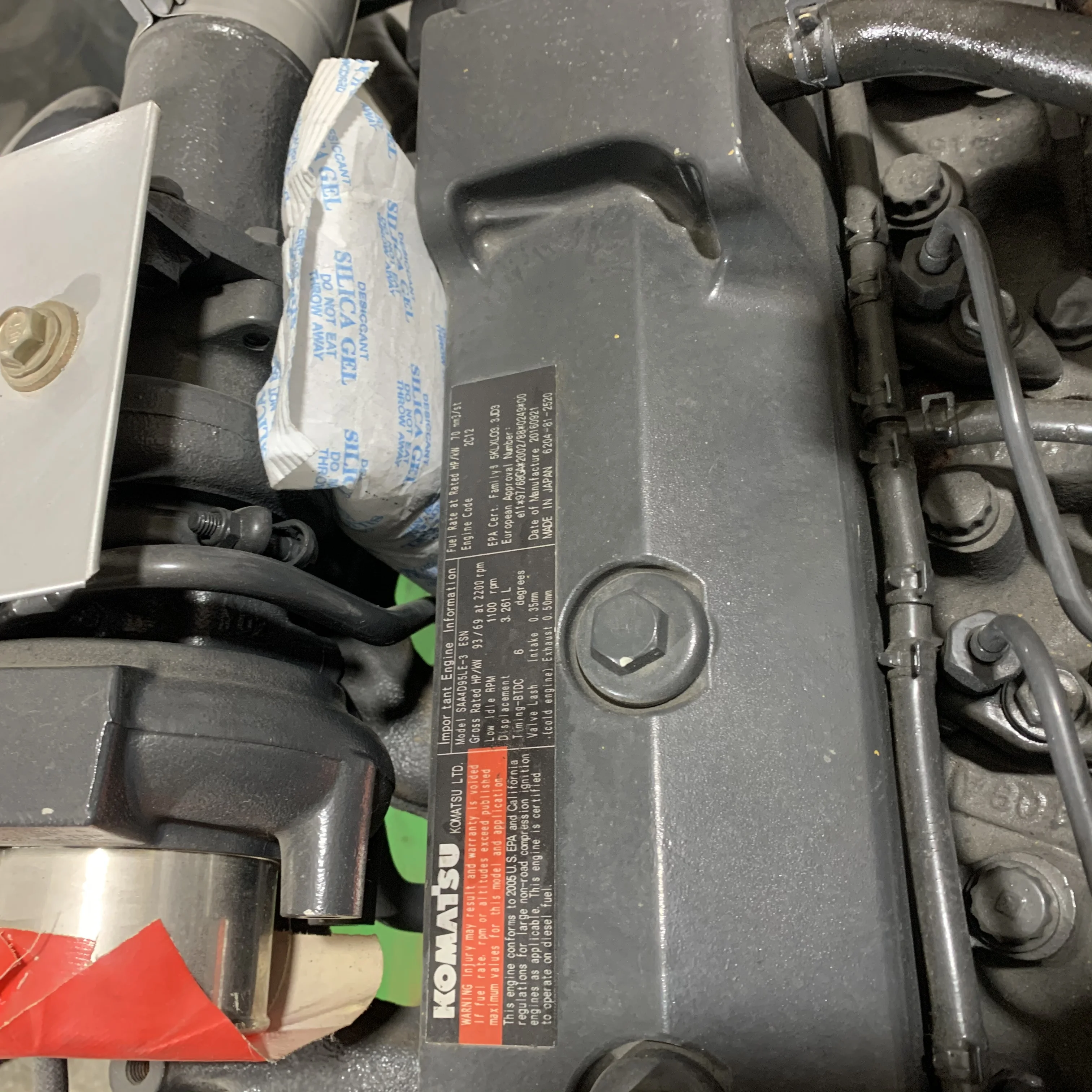 Excavator special PC130-7 diesel engine assembly SAA4D95LE-3 brand new high quality