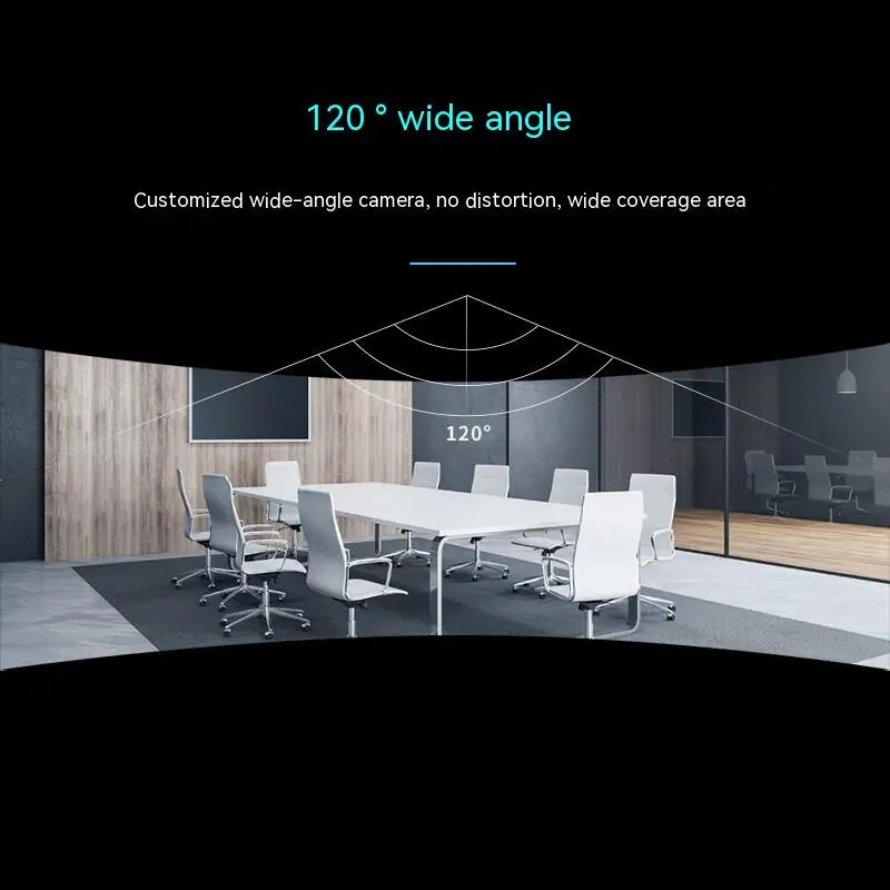 4k High Definition All in One Webcam Audio and Video Camera with Built-in Microphones and Speaker