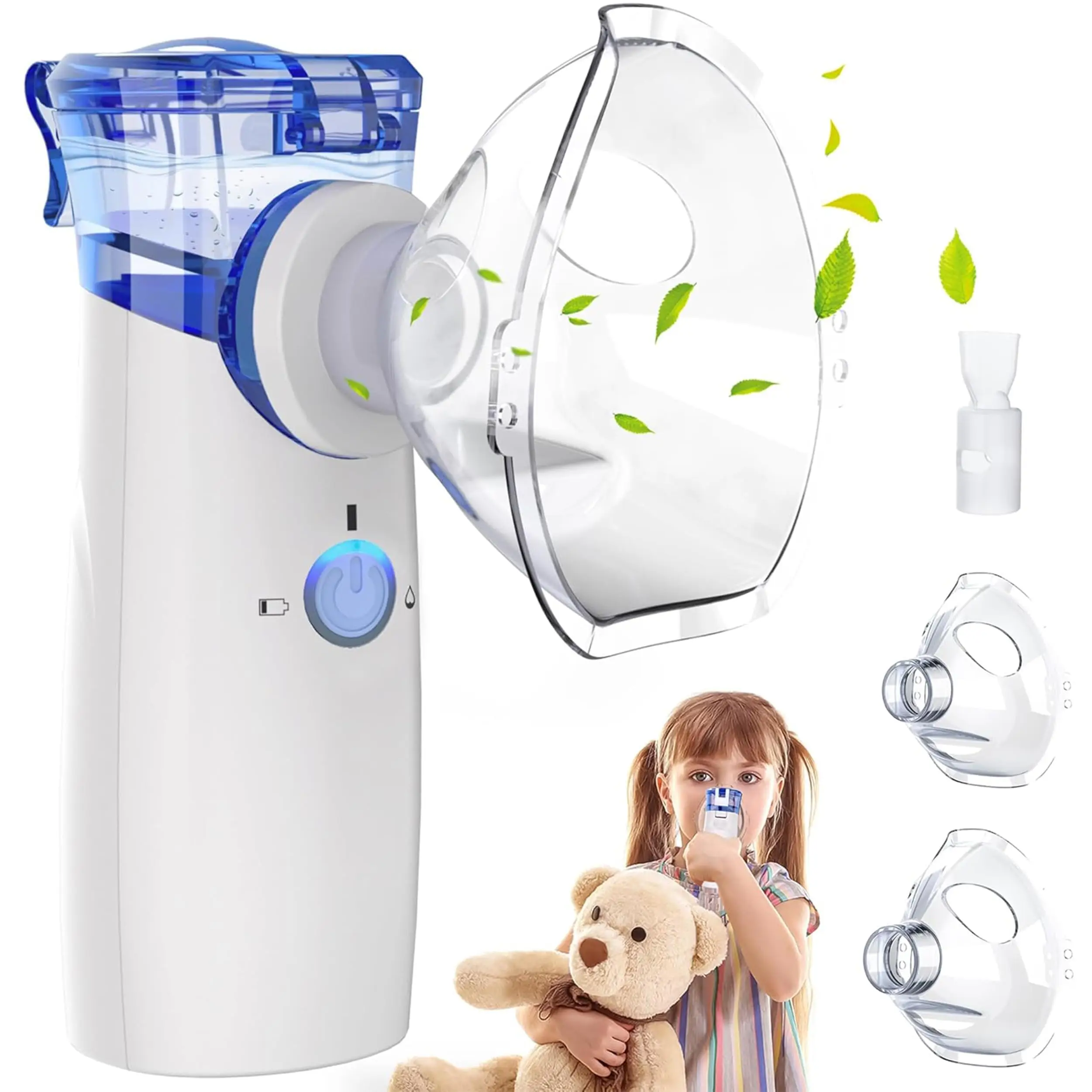 adults kids Asthma Inhaler nebulizador Machine Household Portable Nebulizador Portatil Ultrasonic Mesh Nebulizer