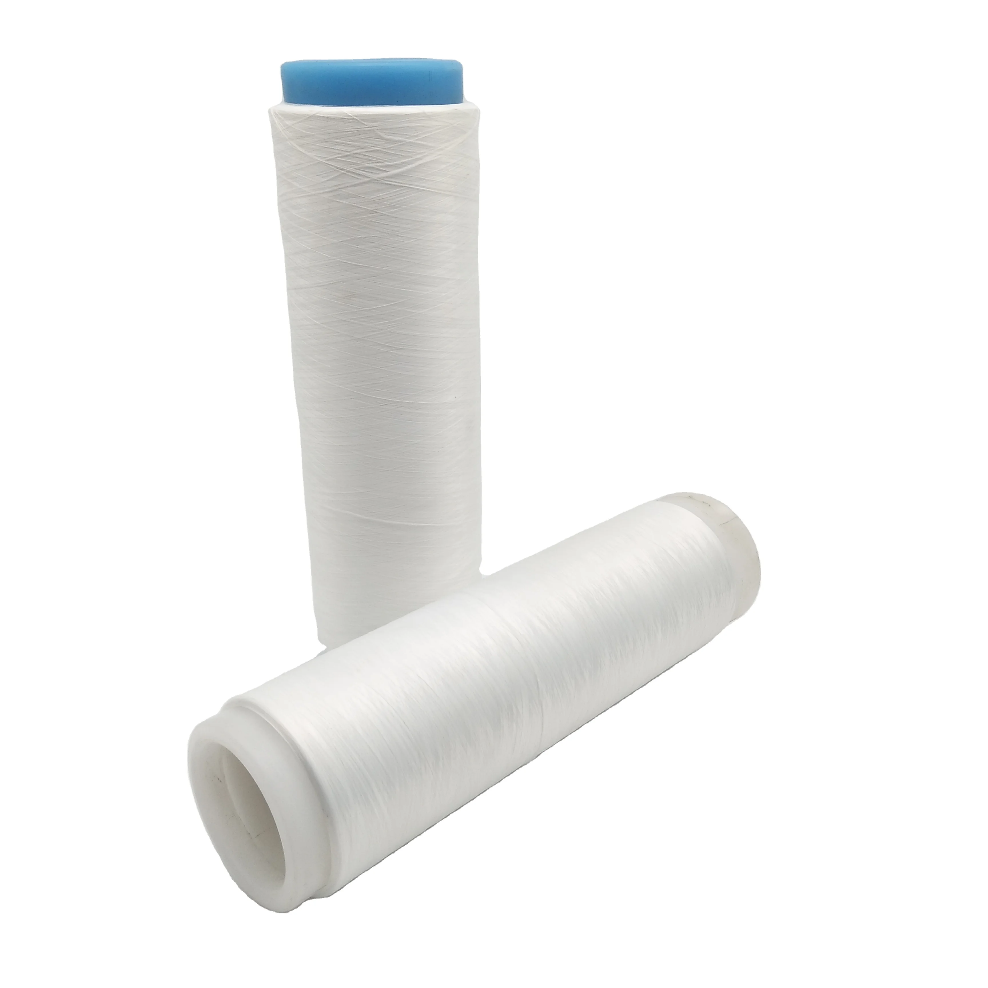 
 Полуматовая полиэфирная пряжа dty white 100d/36f/1 для носков  