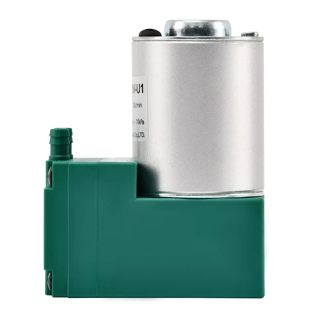 UV-U1 12V/24V 13W 10L/min Small DC Vacuum Pump Air Compressor Pump Head For Laboratory, Medical Beauty Equipment