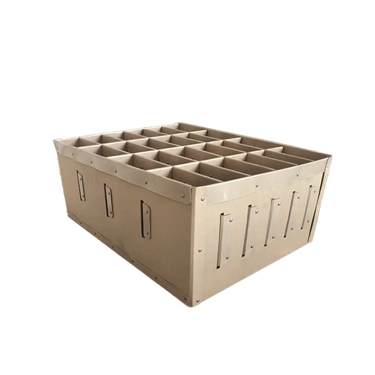 Outstanding Quality Reusable transport custom size hardboard turnover box for storage wine case