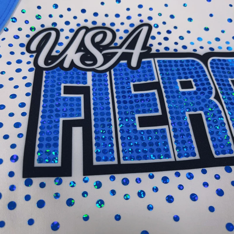 Wholesale Custom Vintage Streetwear Bling Sequins Embroidery Hot Drilling Drop Shoulder Heavyweight t-Shirts