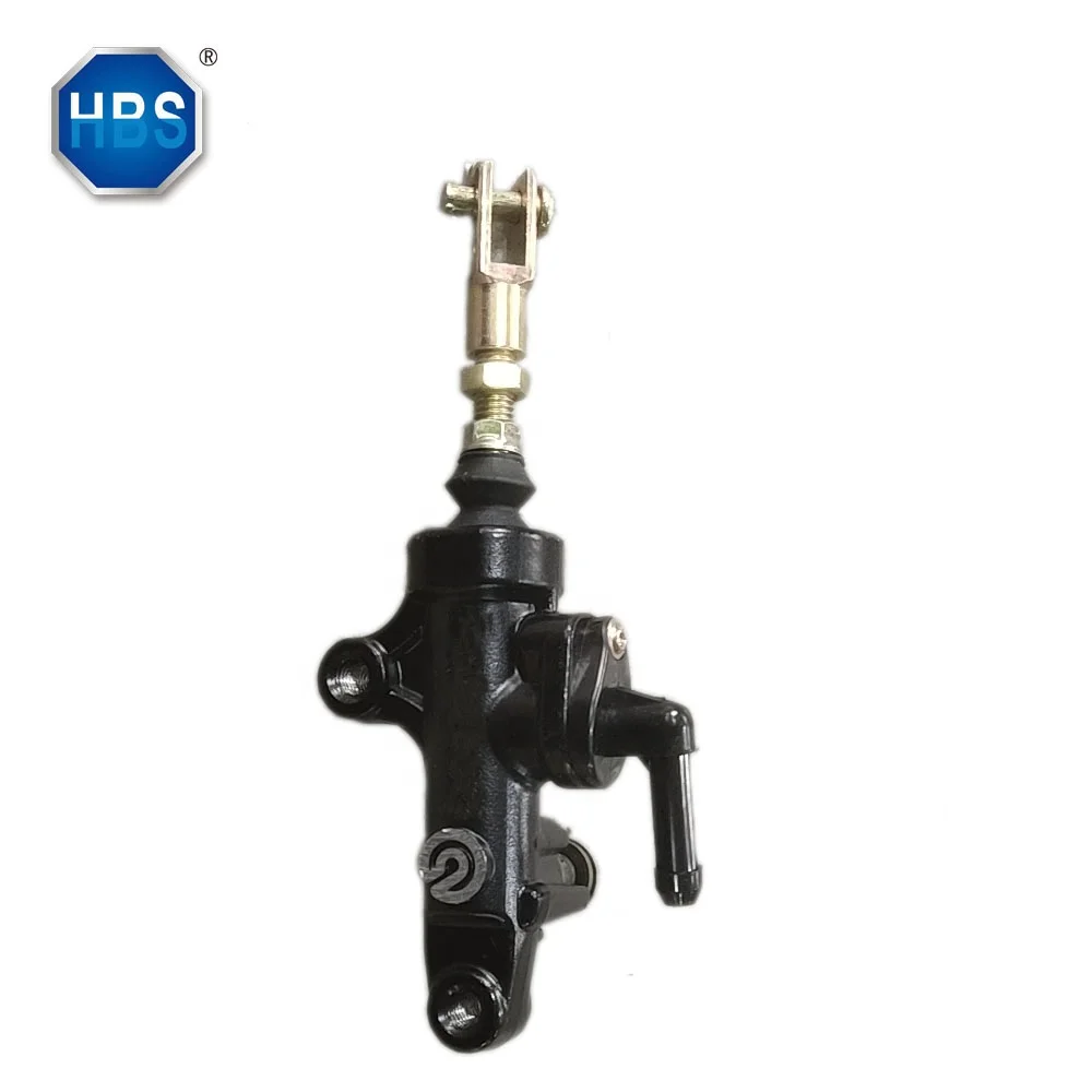 Motorcycle rear brake pump brake master cylinder