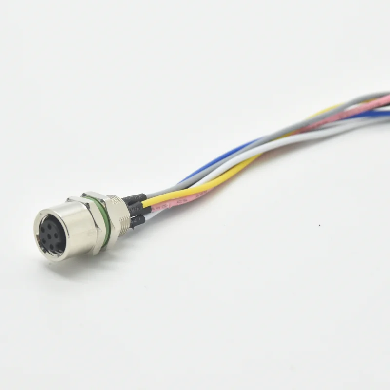  3 4 6 8 контактный гнездовой разъем с проводом IP67 Водонепроницаемый Кабельный