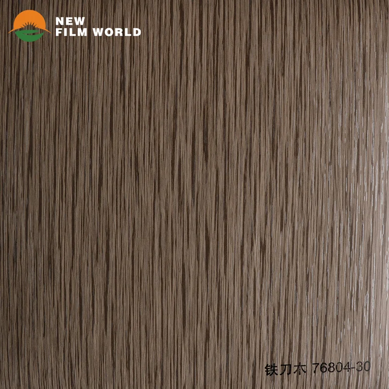 Factory supply Self adhesive PVC wood grain vinyl wrap decorative film for furniture decoration