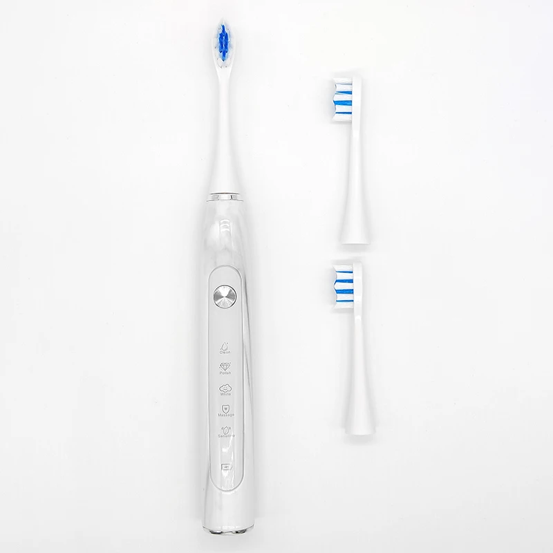 IPX7 Full Machine Waterproof Super Dense Soft Bristle Sonic Adult Electric Toothbrush