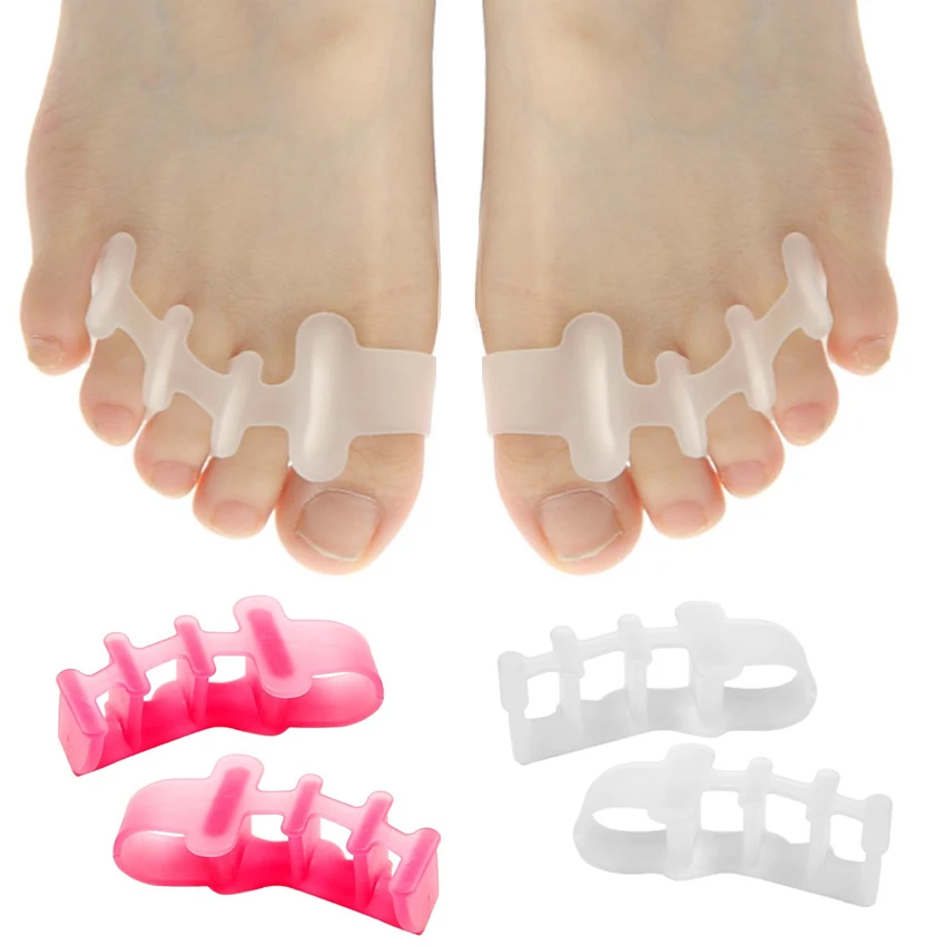Gel Toe Separator Stretcher Alignment Overlapping Toes Orthotics Hammer Toes Orthopedic Cushion Feet Care Shoe Insoles HA00595