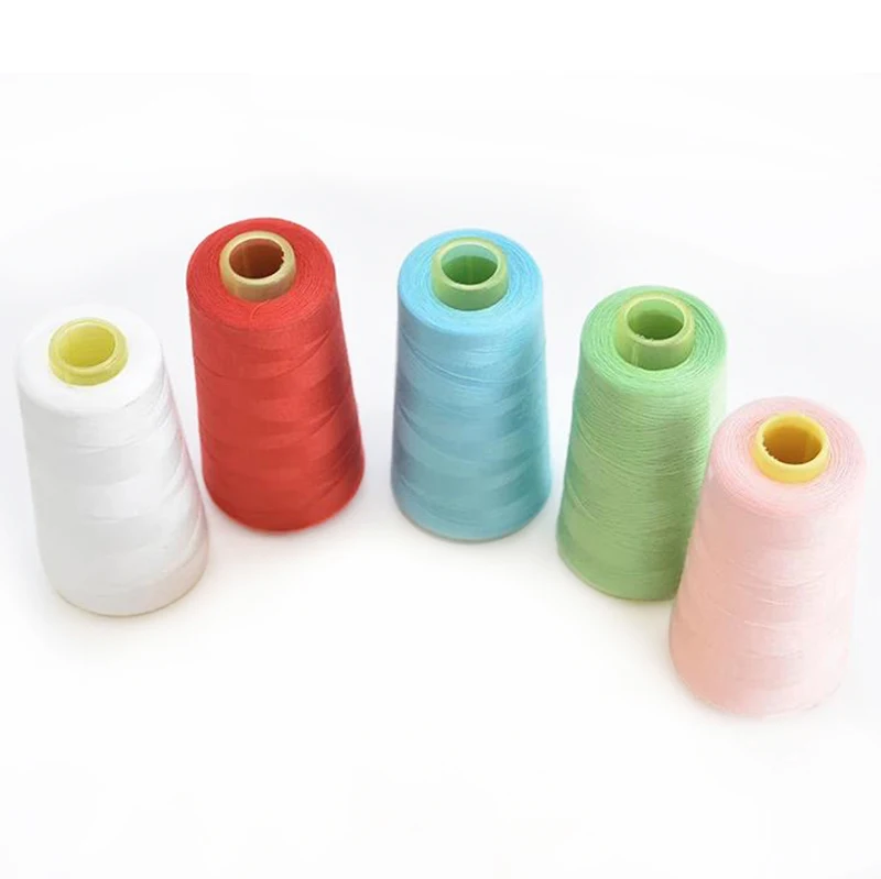 Customized High Speed Polyester Sewing Thread Type Manual Line Embroidery Thread Roll Sewing Thread