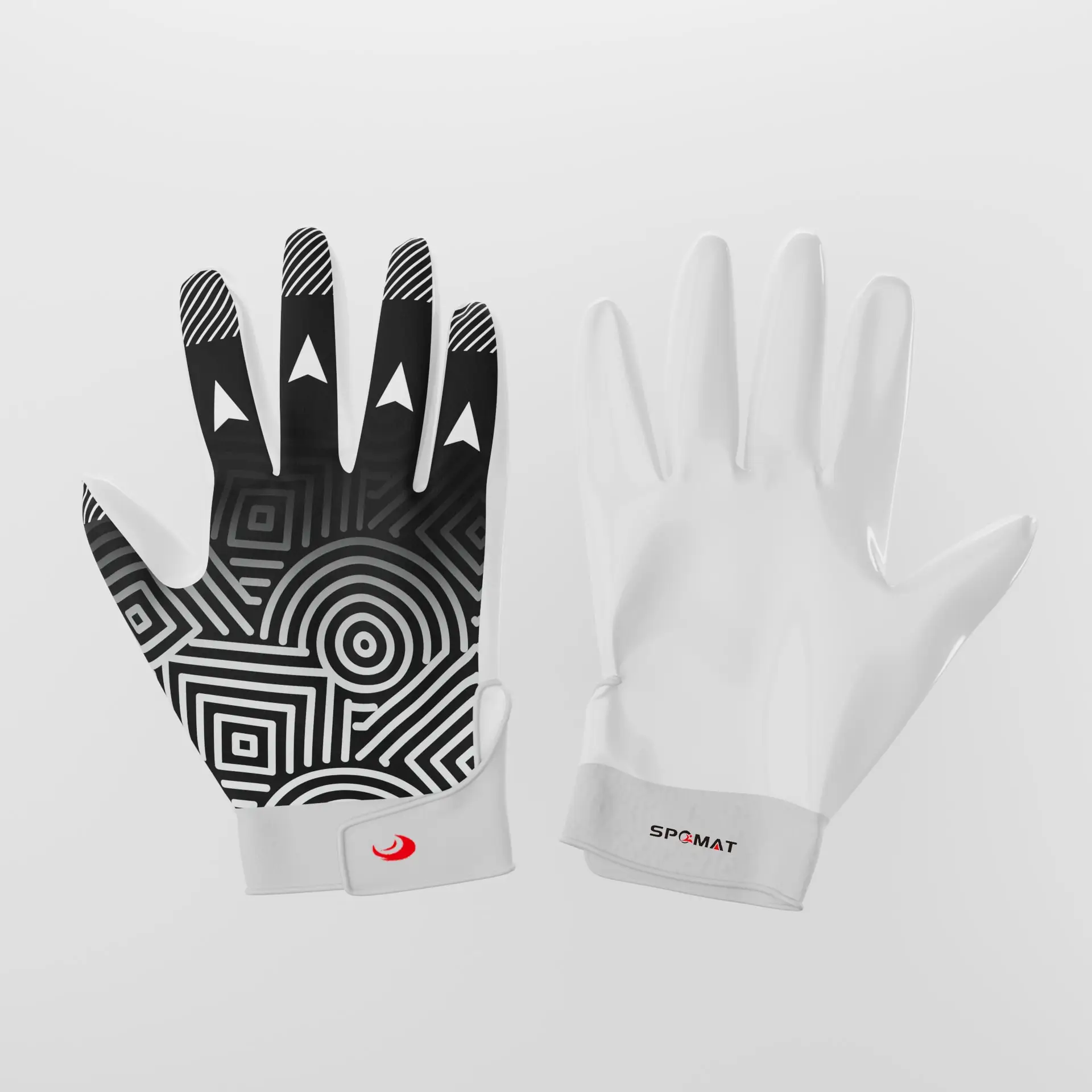 
American Youth Football Receiver Gloves for Kids Silicone Palm football gloves 