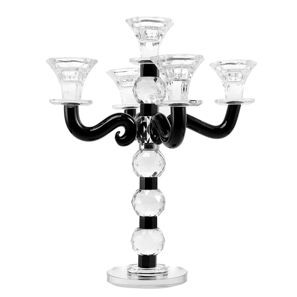 Новинка 2021, товары для дома, Хрустальный подсвечник, свадебное украшение, высокий хрустальный канделябр