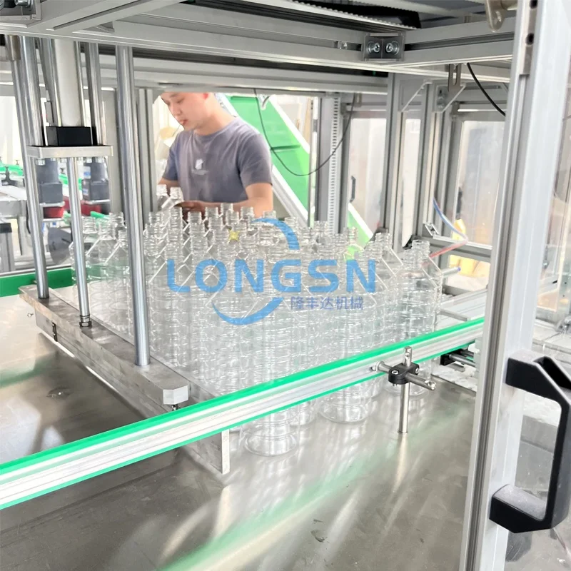 Full Automatic packer for empty pet bottles machines for plastic bottle bagging packaging machine