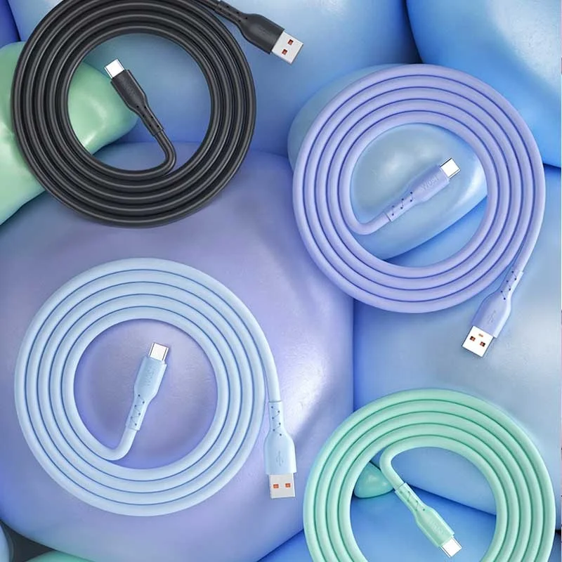 New Trend 6.0mm Wide Thick 120W Max 2 Meter 1.5 1M Fast Charging USB C Cable