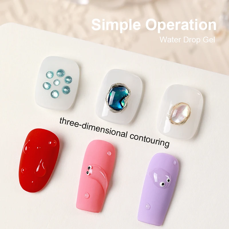 15ml/Bottle Water Droplet Nails Gel Polish varnish Soak Off UV LED Nail Gel Polish Nail Art Design