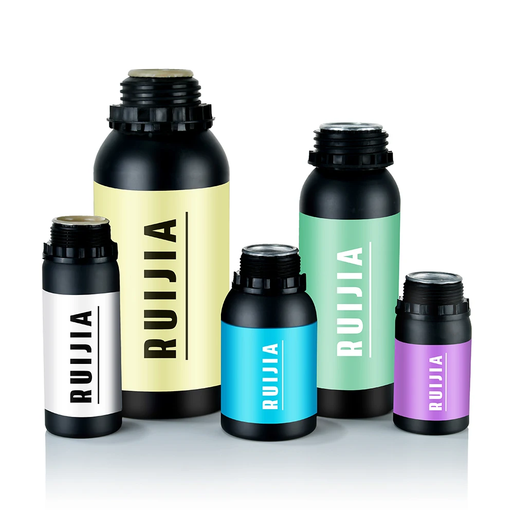 Wholesale High quality Cosmetic Container 50ml 100ml 250ml 500ml  Empty Container Black Aluminum Bottles With Anti-theft Cap