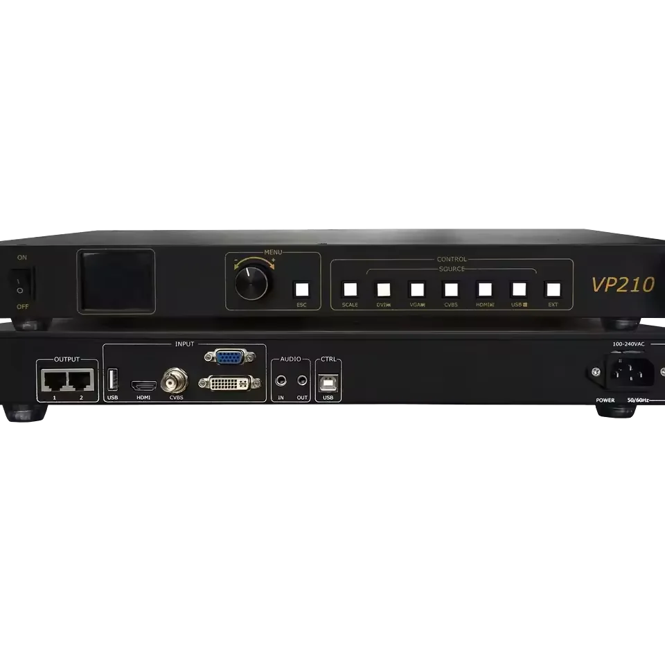 Huidu VP210 VP410 LED HD видеопроцессор светодиодный арендный дисплей три в одном HD-VP210 VP820