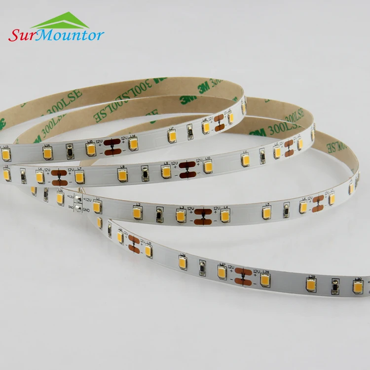 Светодиодная лента Smd гибкий свет Горячая продажа Dc 12v 24v 2835 гибкая светодиодная 5 м в катушке высокое яркий световой