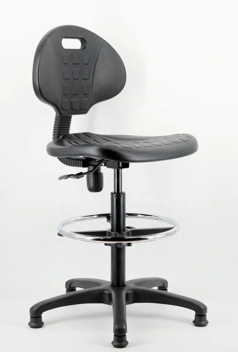 functional mechanism industrial chair PU material back and seat arm optional industrial sewing manager chair