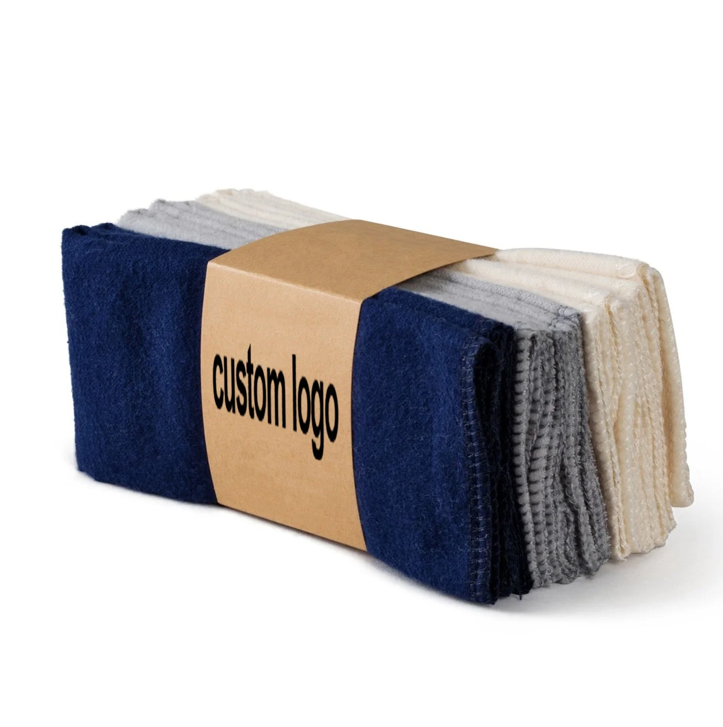Eco Friendly Natural Fiber Cleaning Towel Squared 20*20cm 25*25cm Reusable Washable Bamboo Kitchen Household Wash Cloth Towel
