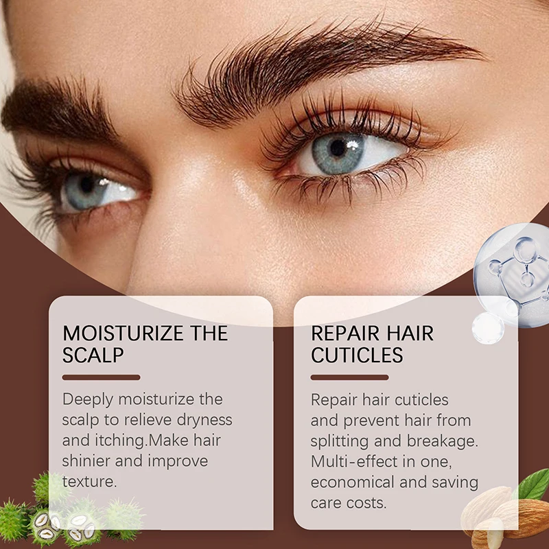 Private Label 100mL Natural Organic Castor Oil Pure Hexane Free Unrefined Castor Oil for Skin and Hair Eyebrows