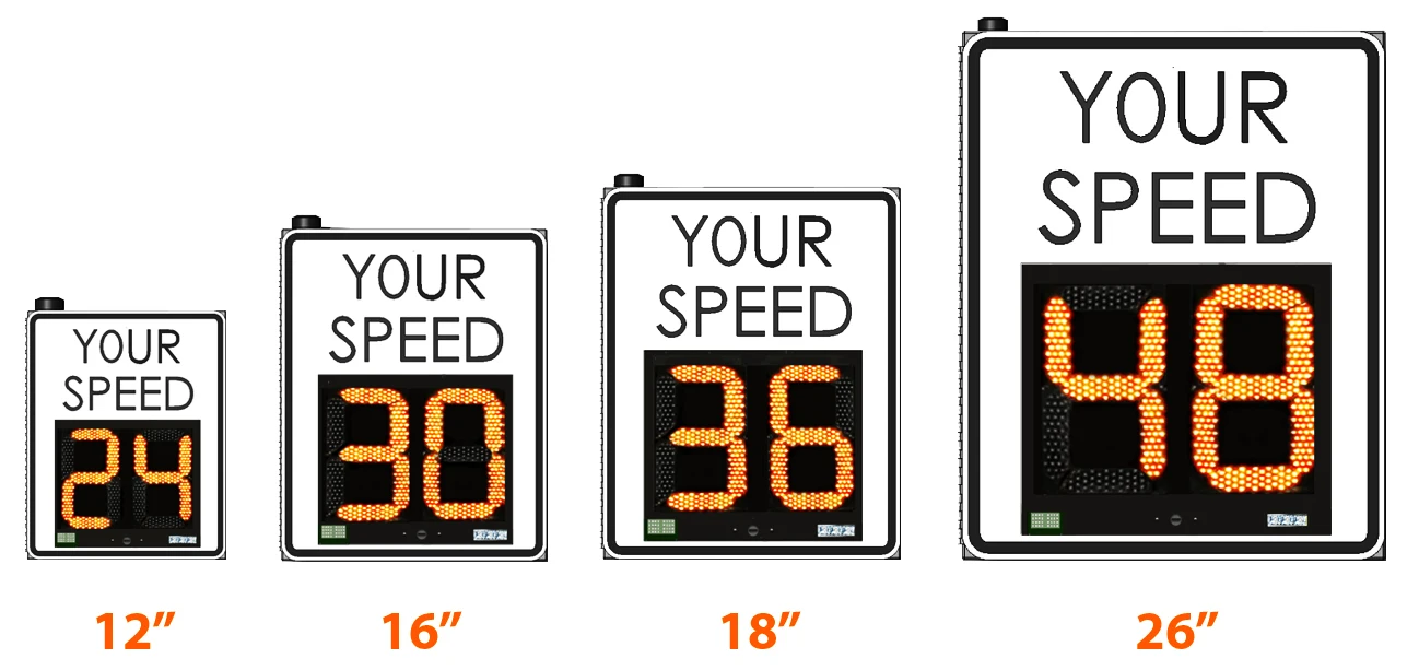 Custom Digital Rader Speed Detective radar Sign Solar Powered Limit Board Led Display Factory Price for Sale