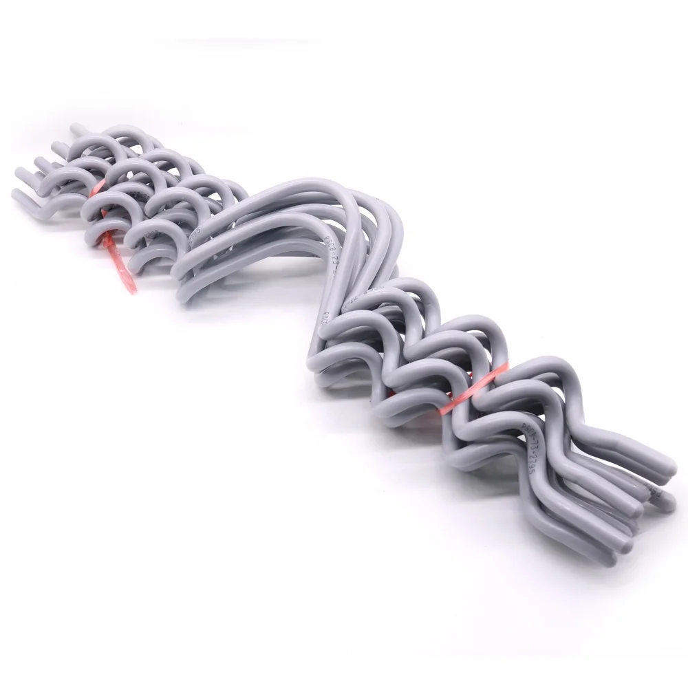 Gray color spiral single side tie insulator tie