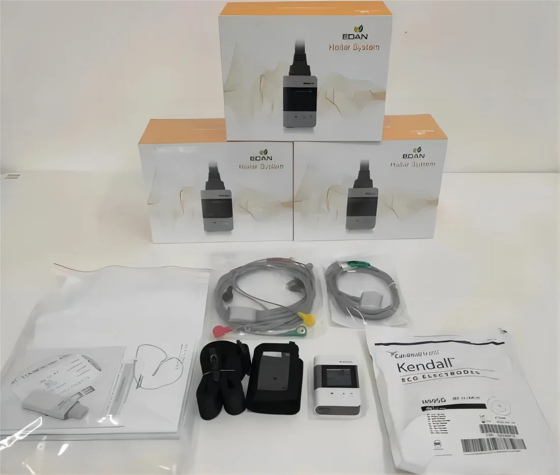 EDAN SE-2012 ECG Holter Systems record Dynamic ECG waveform for 48-hour Vet or human clinic