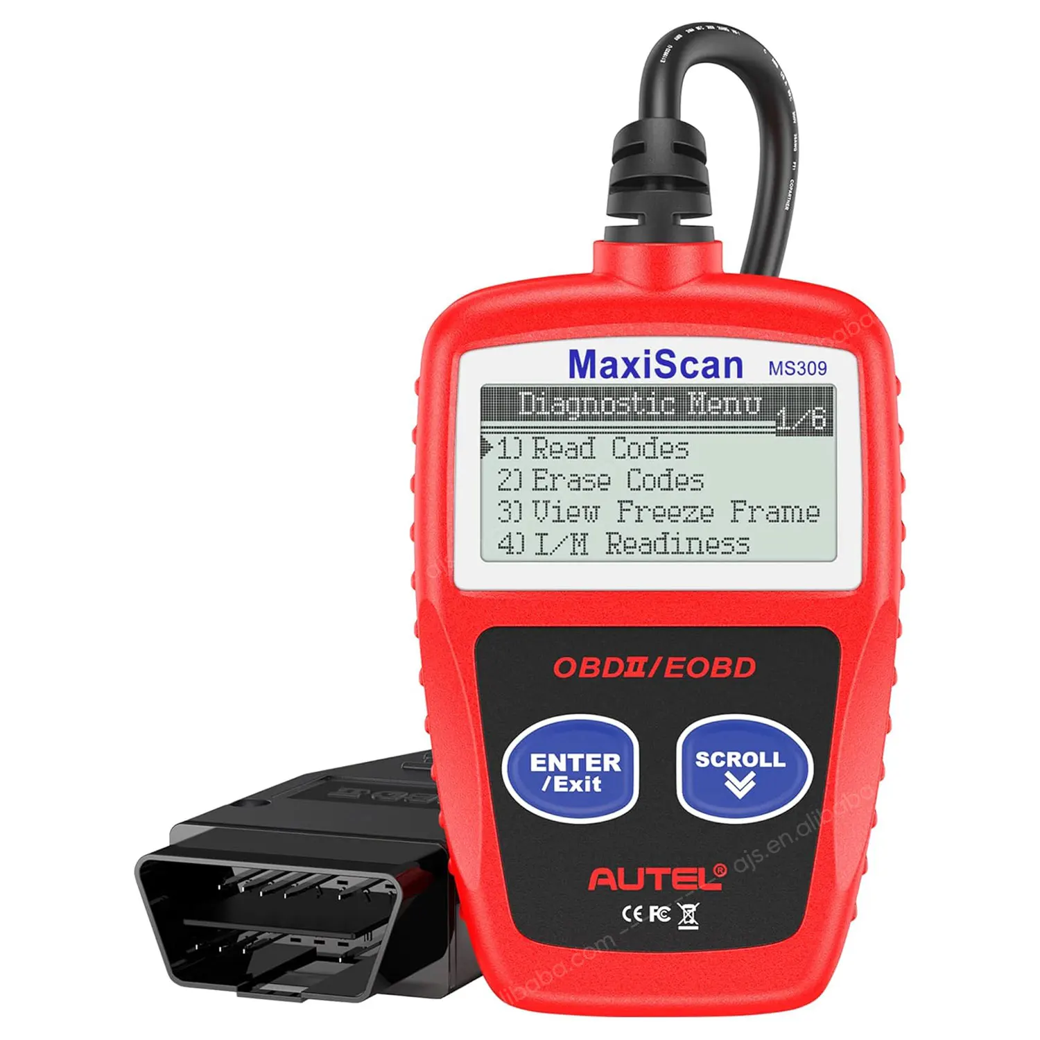Autel Official Store MaxiScan MS309 Auto OBD2 Scanner Check Engine Code Reader Altar Auto Fault Diagnostic Tool for All Cars