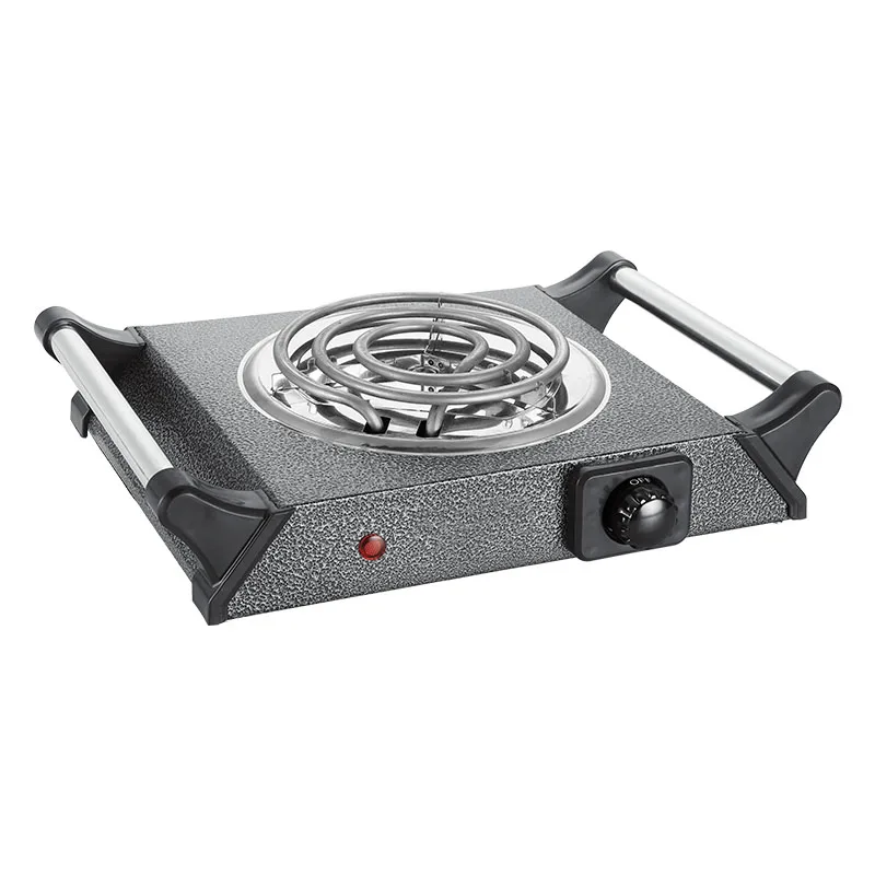 1000W Best Selling Single Burner Electric Hot Plate single furnace Countertop coil stove one burn with stainless steel hands
