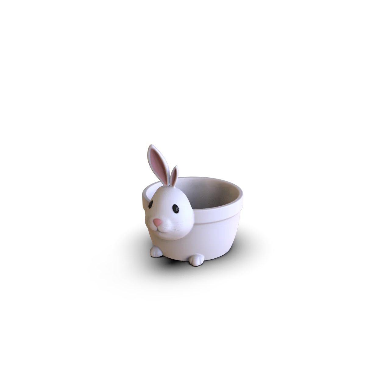 Chinese Factory Price flower pots & planters resin flower pot decor living room resin rabbit animal figure flower pot