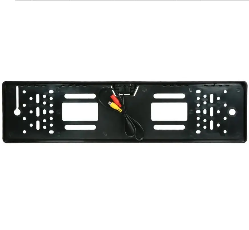 European License Plate Frame with Back Up Rear View Camera for Cars