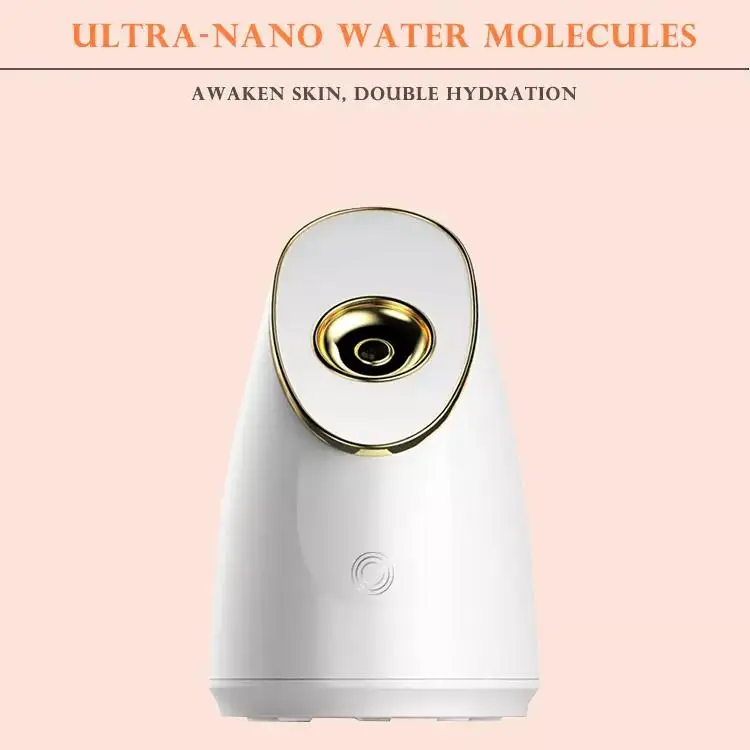 Nano Ionic Facial Steamer with Precise Temp Control 30 Min Steam Time Humidifier Unclogs Pores Blackheads Spa Quality