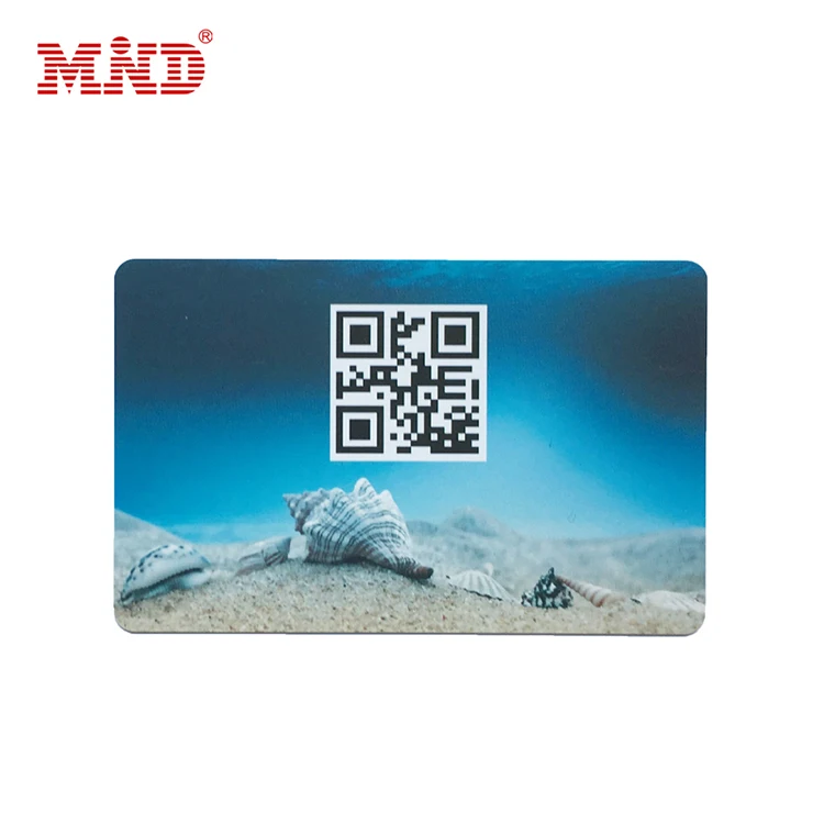 High Quality and Customized printing PVC card barcode and QR code PVC card