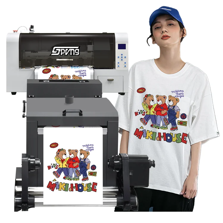 A3 Dtf Printing Machine Heat Transfer Printer with Epson XP600/DX5 Printhead Custom DIY Print T-Shirt Dtf Film Printer