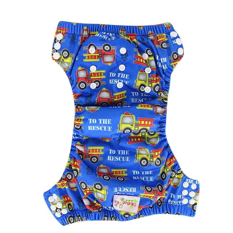 Ohbabyka Washable Diaper Baby Cloth Diapers Baby Training Pants Potty Training Underwear
