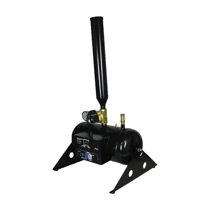 Disco SFX Electronic Control 4-6M Portable Small Co2 Ribbon Confetti Tube Paper Confetti Machine Cannon Gun For Wedding Party