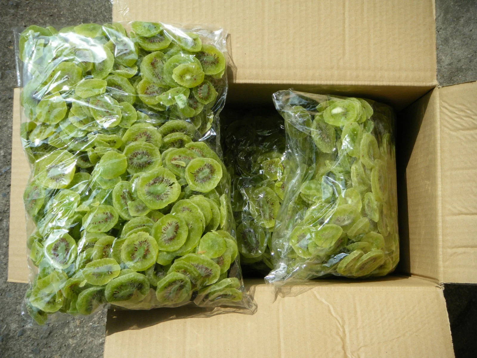 New Crop Green Color Sweet Sliced Dehydrated Kiwi