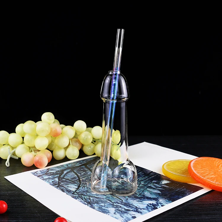 2023 креативная стеклянная бутылка в форме пениса