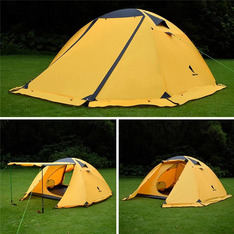 Hot Sale Geertop Automatic sunshade outdoor waterproof 4 person tourist ultralight camping tent for family