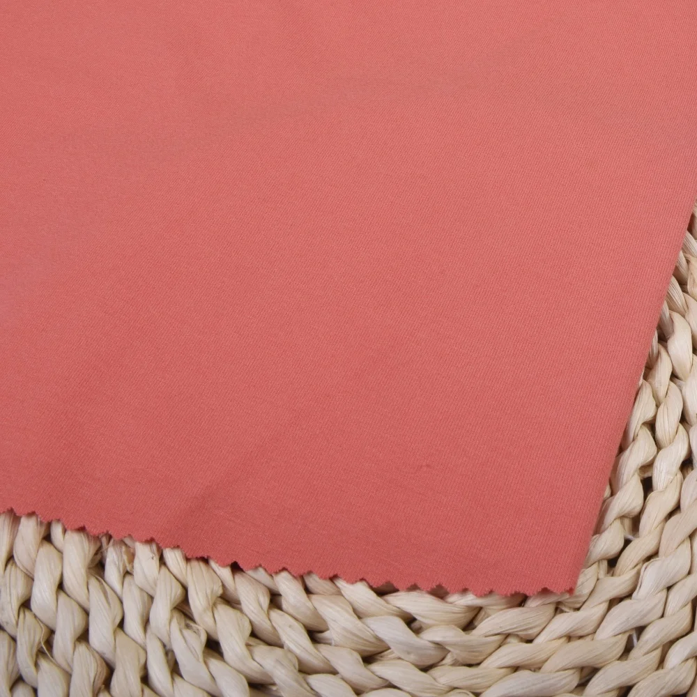 High Quality Textile Single Jersey Knit 90 Rayon 10 Spandex Fabric Spun Rayon Fabric