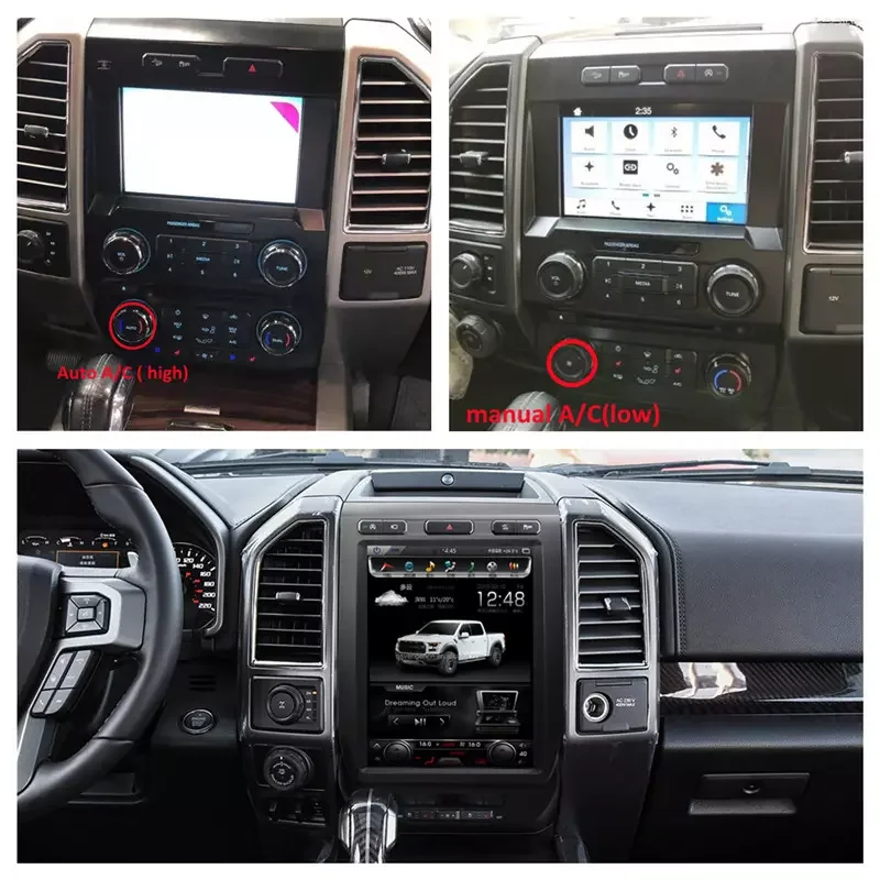 Auto Spare Parts PX6 Tesla Screen Android 9.0 For Ford Raptor F150 2014-2020 Car Video Radio Multimedia Player GPS Navigation