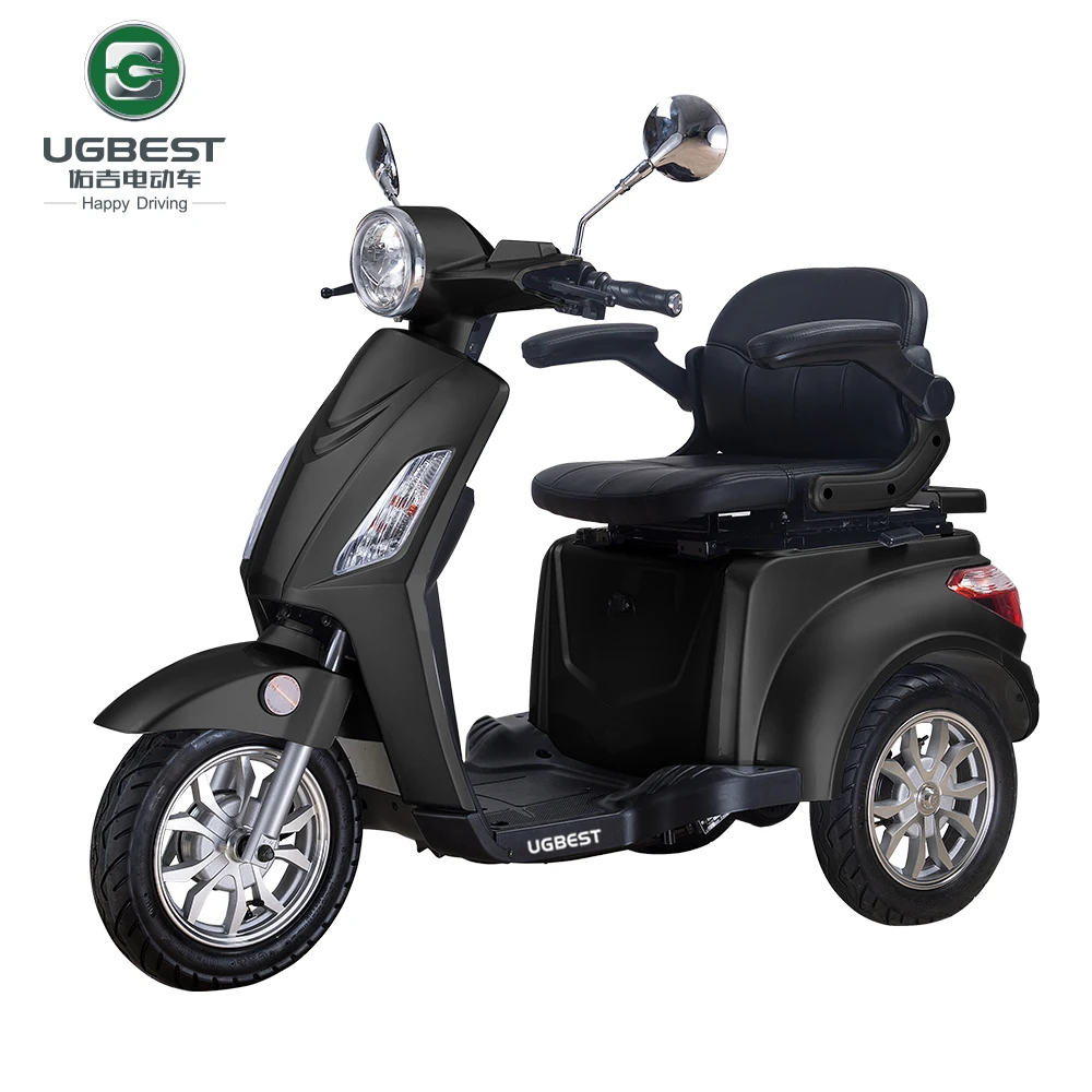 Strong frame passenger two seat car electric tricycle 3 wheel