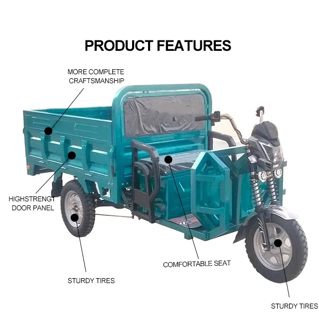 Bicycle Zhiwalk Motor China Van Woman Vehicle Electric-Delivery-Tricycle Electric Tricycles