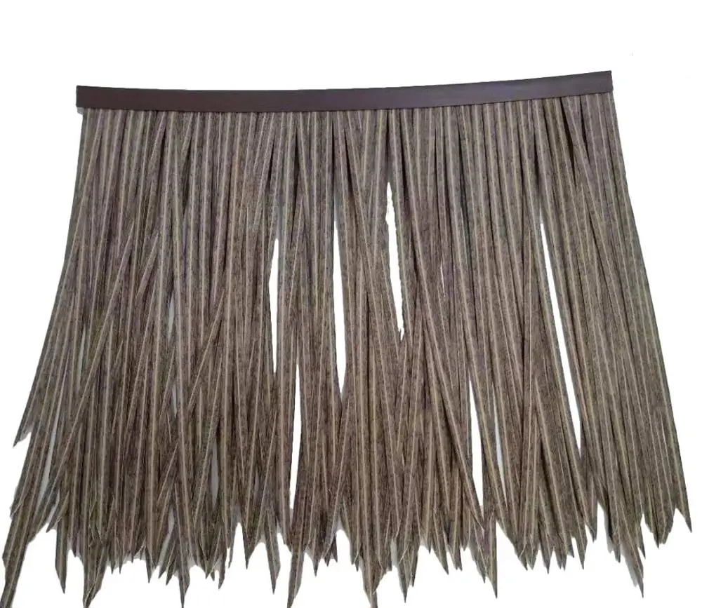 
High quality plastic roof thatching reed synthetic artificial palm thatch 