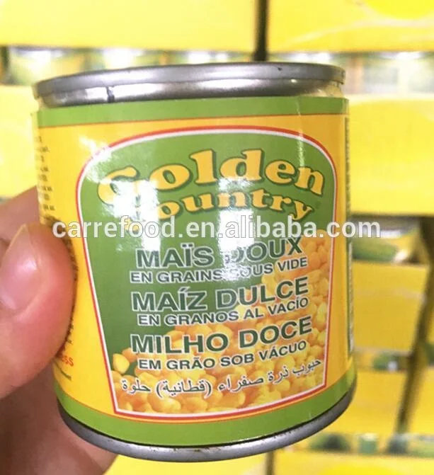 Mais doux en grains sweet canned corn with easy open 400g