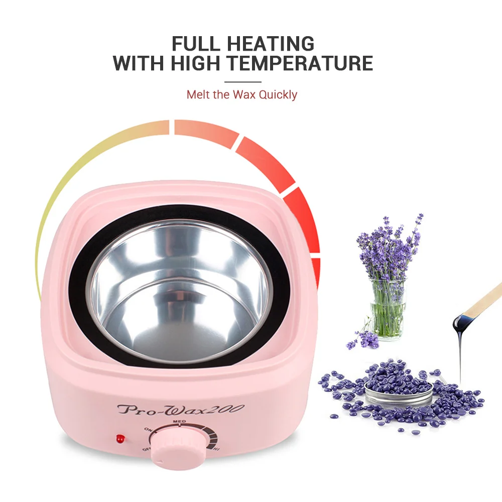 Easy Operate Wax Warmer Portable Wax Pot Heater Melting Sugar/paraffin/hard Wax Epilator Machine For Hair Removal