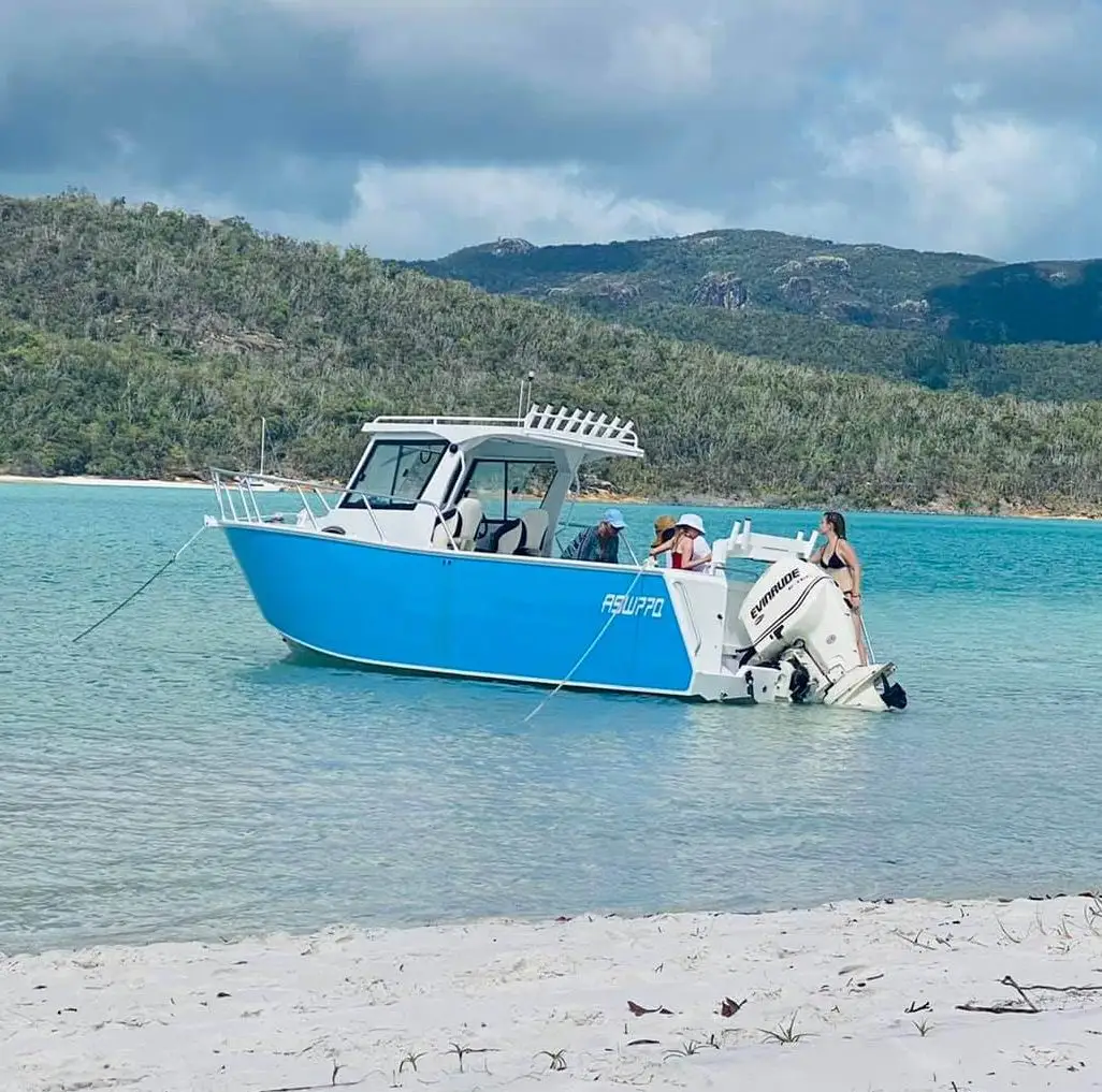 Gospel Boat Deep V 25ft/7.5m fishing vessel Aluminum fishing boat with Center Cabin
