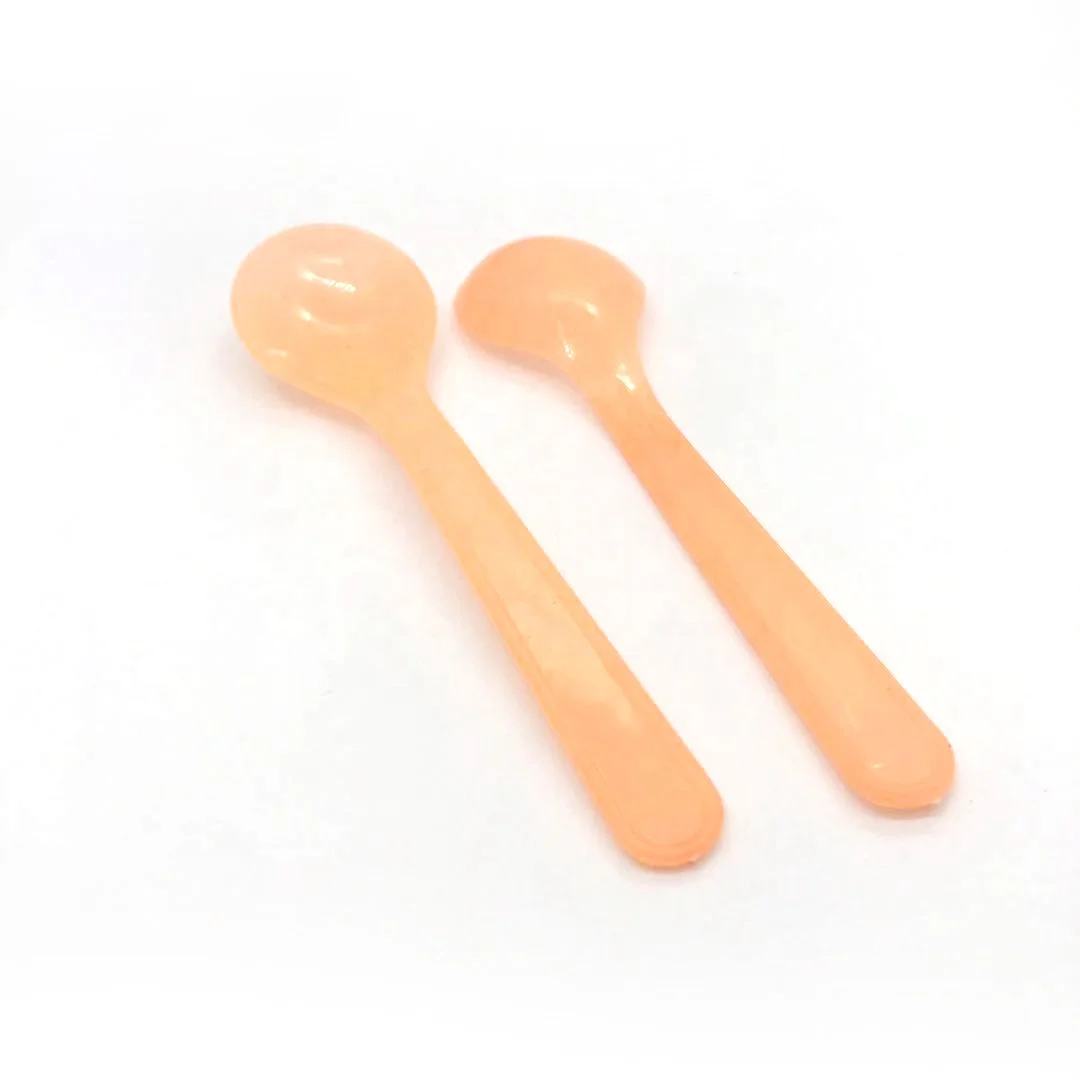 Direct Selling Novelty Customizable colors Children Long Handle Plastic Spoon