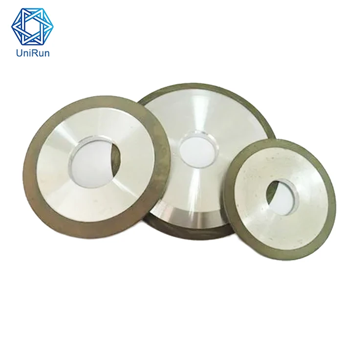 Round Abrasive Pencil Diamond Resin Flat Bevel Edge Grinding Polishing Wheel For Glass Edging Machine